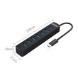 HUB USB Orico TWC3-7A 7 port-uri USB 3.0 negru