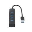 HUB USB Orico TWU3-4A 4 port-uri USB 3.0 negru