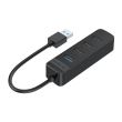HUB USB Orico TWU32-4A 4 port-uri USB 3.0 negru