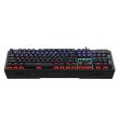 Tastatura mecanica T-DAGGER Battleship Rainbow neagra