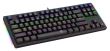 Tastatura gaming mecanica T-Dagger Bali neagra iluminare rainbow switch-uri albastre