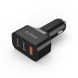 Incarcator auto Orico UCH-Q3 35W 3 Port negru