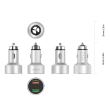 Incarcator auto Orico UPC-Q2 30W argintiu