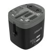 Adaptor universal priza Orico UTT-2U01 negru