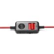Casti gaming Edifier V4 negre cu rosu