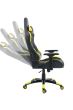 Scaun gaming Inaza Vespa negru cu galben