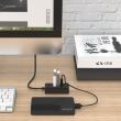 Hub Orico W5P-U3 4 Port USB 3.0 cu cablu de date de 30 cm