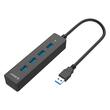 HUB USB Orico W8PH4-U3 USB 3.0 negru