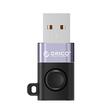 Adaptor Orico WAC USB Type A - USB Type-C negru cu gri