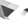 Adaptor Orico XD-102 USB Type C catre VGA argintiu