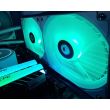 Set 3 ventilatoare ID-Cooling XF-12025 120mm Snow iluminare RGB