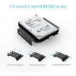 Adaptor Orico AC52535-1S HDD/SSD de la 5.25" la 1x 2.5" si 1x 3.5" negru