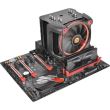 Cooler procesor Thermaltake Riing Silent 12 Pro iluminare rosie