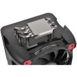 Cooler procesor Thermaltake Riing Silent 12 Pro iluminare rosie