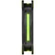 Ventilator Thermaltake Riing 12 High Static Pressure 120mm iluminare verde set 3 ventilatoare