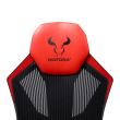 Scaun gaming Riotoro Spitfire M1 mesh negru cu rosu