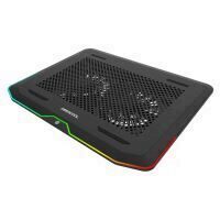 Cooler laptop Deepcool N80 iluminare RGB negru