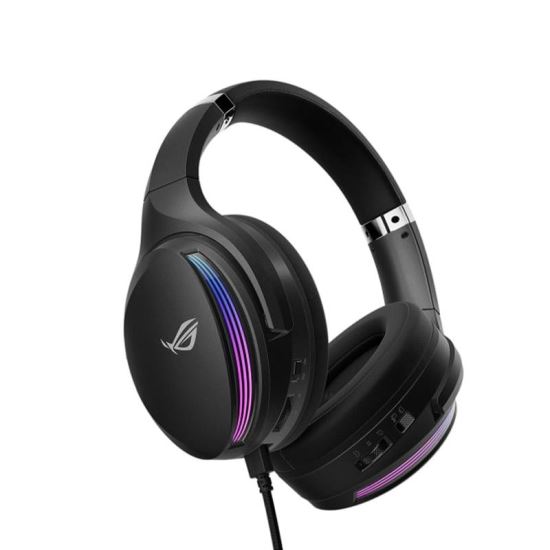 Casti gaming ASUS ROG Strix Fusion 500 II iluminare RGB negre