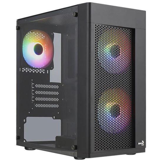 Carcasa Aerocool Hexform V2 RGB neagra