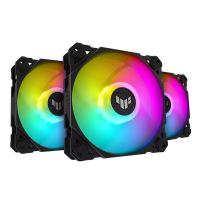 Set 3 ventilatoare ASUS TUF Gaming TF120 120mm iluminare aRGB