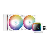 Cooler procesor cu lichid Deepcool LS520 alb iluminare aRGB