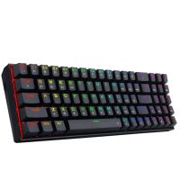 Tastatura gaming mecanica Bluetooth cu si fara fir Redragon Zed Pro neagra iluminare RGB