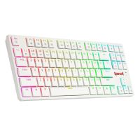 Redragon Anubis RGB White Mechanical Keyboard Brown Switch