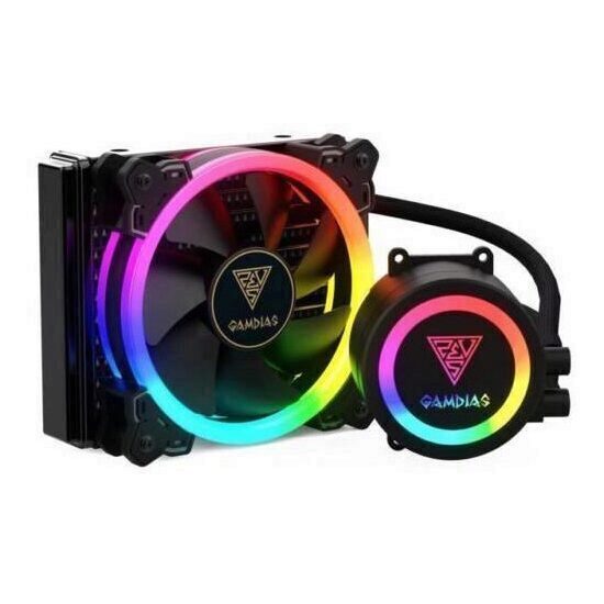 Cooler procesor cu lichid Gamdias Chione E1A 120R iluminare RGB