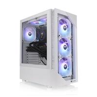 Carcasa Thermaltake View 200 Tempered Glass aRGB Snow alba