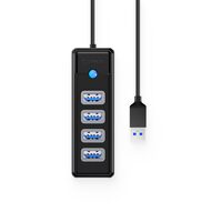 HUB USB Orico PW4U-U3 negru
