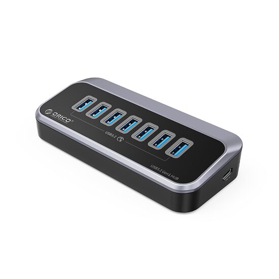 HUB USB Orico M3U3-7A 7 port-uri gri