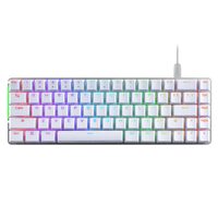 Tastatura gaming mecanica ASUS ROG Falchion Ace alba iluminare RGB