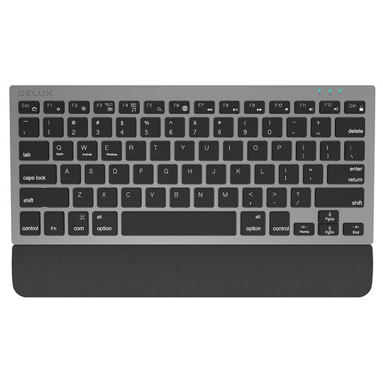 Tastatura bluetooth si wireless Delux K3300D neagra