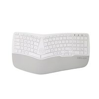 Tastatura bluetooth si wireless Delux GM902A alba