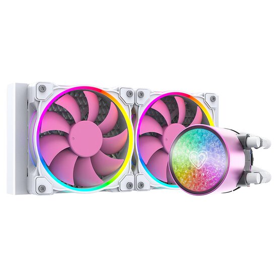 Cooler procesor cu lichid ID-Cooling Pinkflow 240 Diamond iluminare aRGB