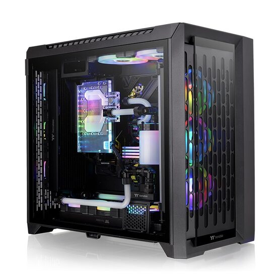 Carcasa Thermaltake CTE C750 Tempered Glass aRGB neagra