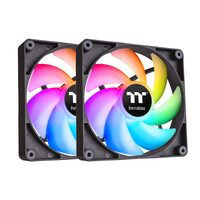 Set 2 ventilatoare Thermaltake CT120 120mm aRGB negre