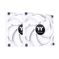 Set 2 ventilatoare Thermaltake CT140 140mm albe