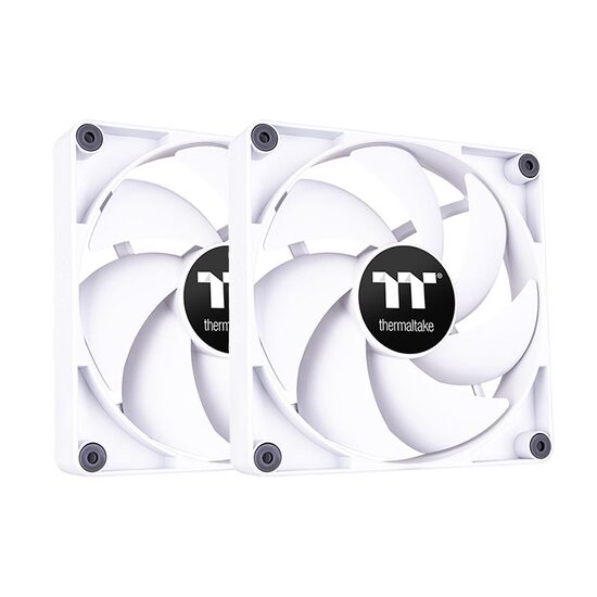 Set 2 ventilatoare Thermaltake CT140 140mm albe