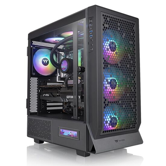 Carcasa Thermaltake Ceres 500 Tempered Glass aRGB neagra