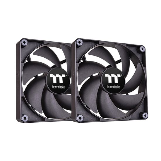 Set 2 ventilatoare Thermaltake CT120 120mm negre