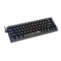 Tastatura gaming mecanica Bluetooth cu si fara fir Redragon Ryze PRO neagra iluminare RGB