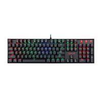 Tastatura gaming mecanica Redragon Mitra neagra iluminare RGB switch-uri rosii