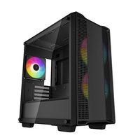 Carcasa Deepcool CC360 neagra iluminare aRGB