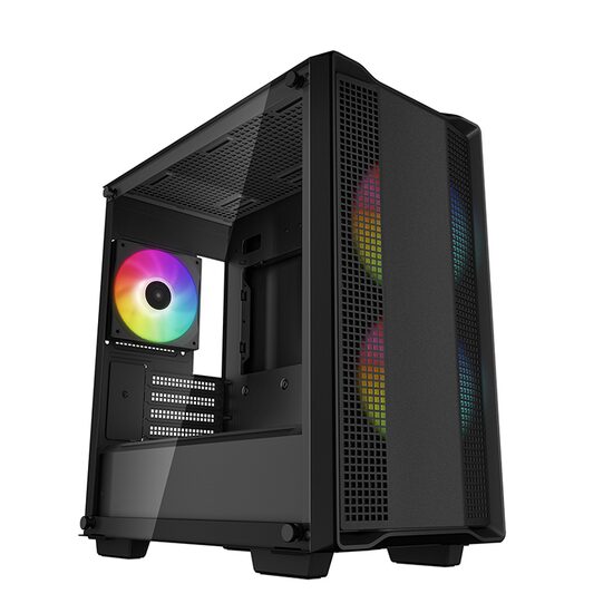 Carcasa Deepcool CC360 neagra iluminare aRGB