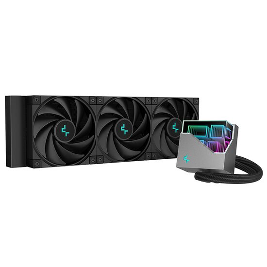 Cooler procesor cu lichid Deepcool LT720 negru iluminare aRGB