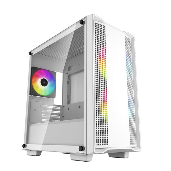 Carcasa Deepcool CC360 alba iluminare aRGB