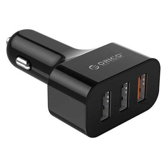 Incarcator auto Orico UCH-Q3 35W 3 Port negru