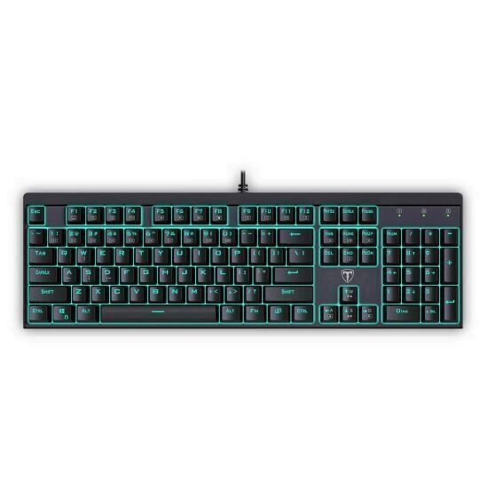 Tastatura mecanica T-DAGGER Escort Red Switch neagra