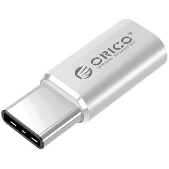 Adaptor Orico CTM1 argintiu USB 2.0 Type-C tata catre Micro-A mama